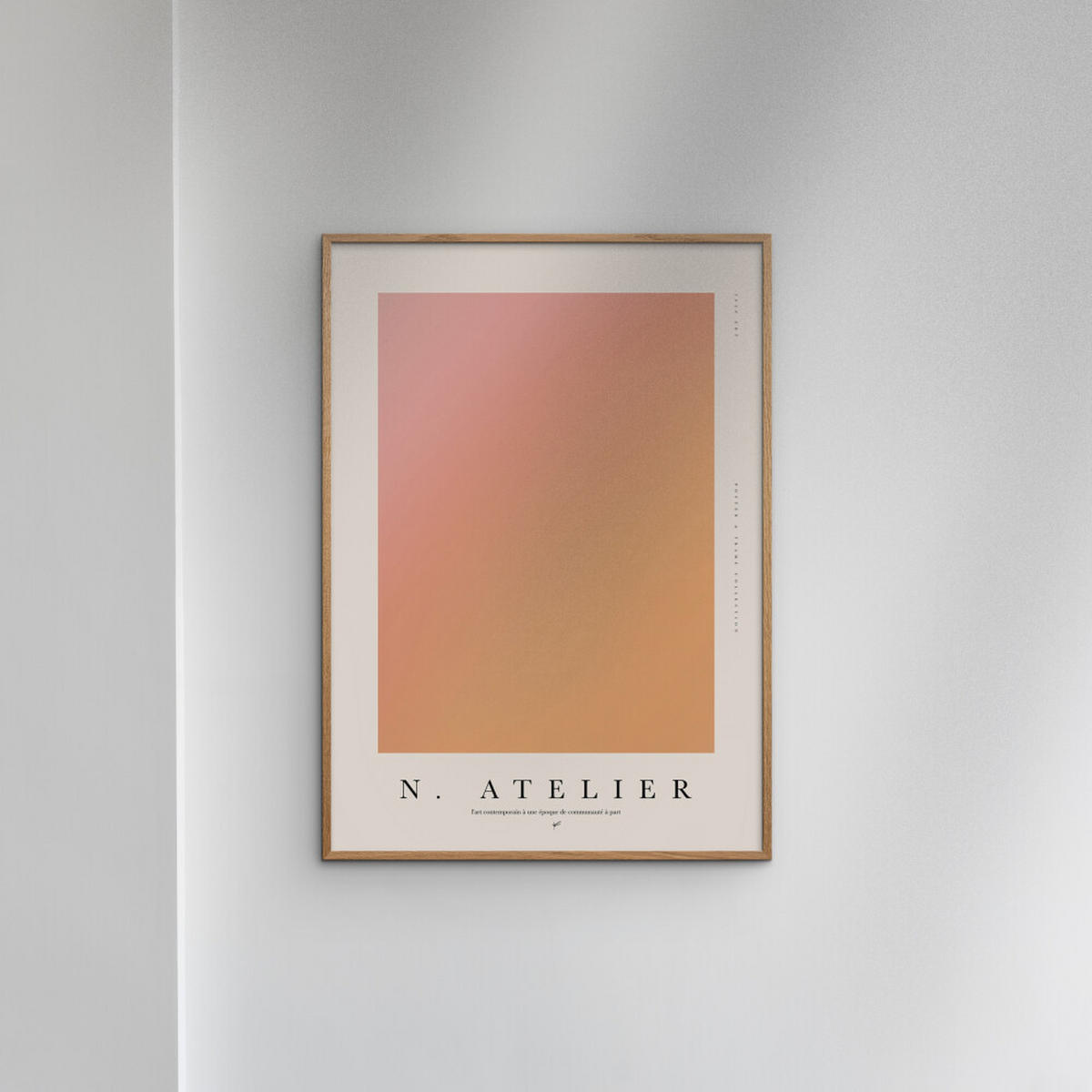 POSTER Poster & Frame - Collection - N. Atelier | Poster & Frame 002 - Orange, Papier (30/40/0.1cm) - Poster&Frame