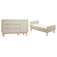 POKOJ PRO MIMINKO 2DÍLNÝ Miloo Šampaňské - béžová, kompozitní dřevo (143.5/87.5/75cm) - Petits-meubles