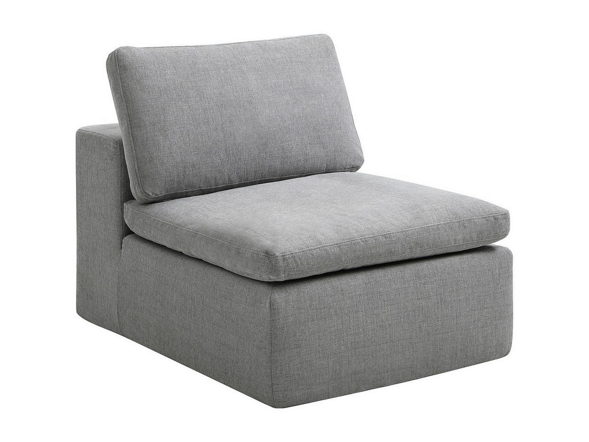 SESSEL - Stoff Grau - CORTOLINE - Grau, Textil (80/83/112cm) - Vente-Unique