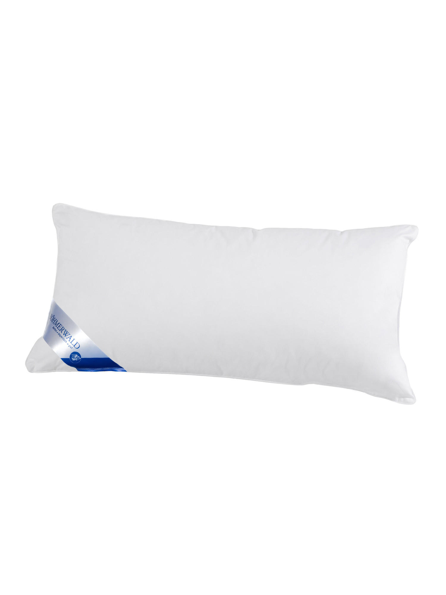 KOPFKISSEN fest -15% DAUNEN - Weiß, Naturmaterialien/Textil (40/80cm) - Böhmerwald