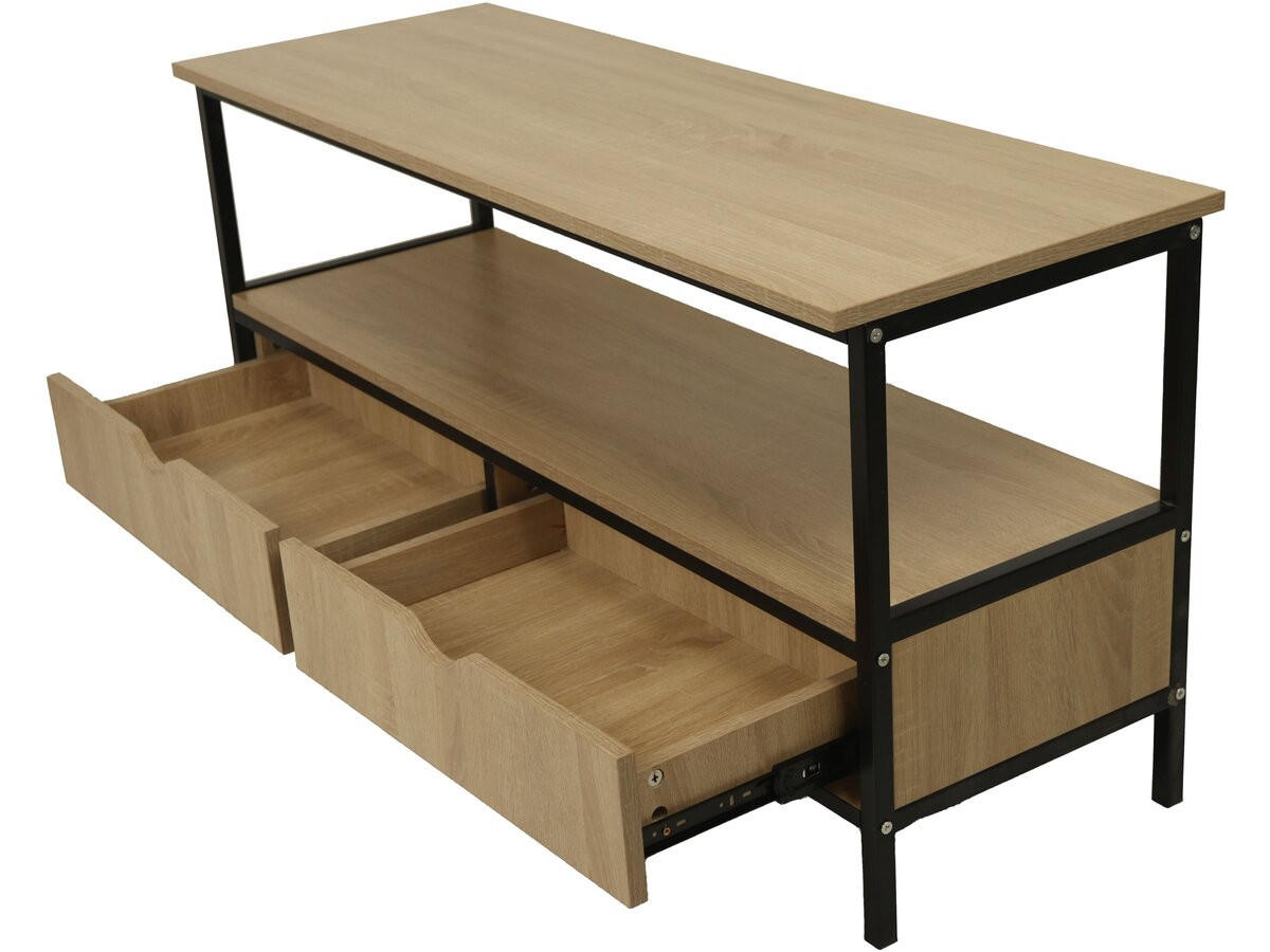 TV-MÖBEL Detroit Beige - Beige, Holz (113/55/40cm) - Habitat Garten