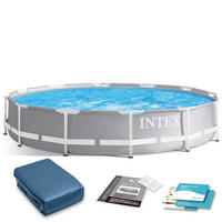 POOL SET 366 x 76 cm, 6in1 - 26710 - Grau, Textil (366/76cm)