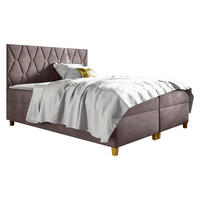 BOXBETT Inez - Violett, Holz (140/200cm) - MIRJAN24