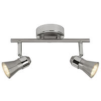 LED SPOT Sanny Eisen/Chromfarbenfarben 16,5/31,5/13,5 cm - Multicolor, Metall (16.5/31.5/13.5cm) - Brilliant