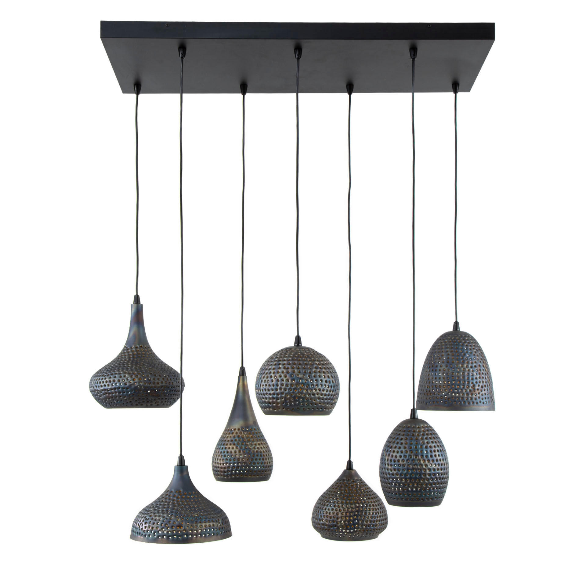 Hoyz Collection Hängeleuchte Schwarz 100x150x45 cm