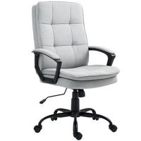 BÜROSTUHL in Grau 63x70x112 cm mit verstellbarer Sitzhöhe und Wippfunktion - Grau, Textil (70/112/63cm) - IVMEU