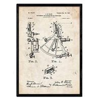 POSTER Navigationsinstrument 1 Patent A3 Rahmenlos - Klar, Papier (29.7/5/42cm) - Nacnic