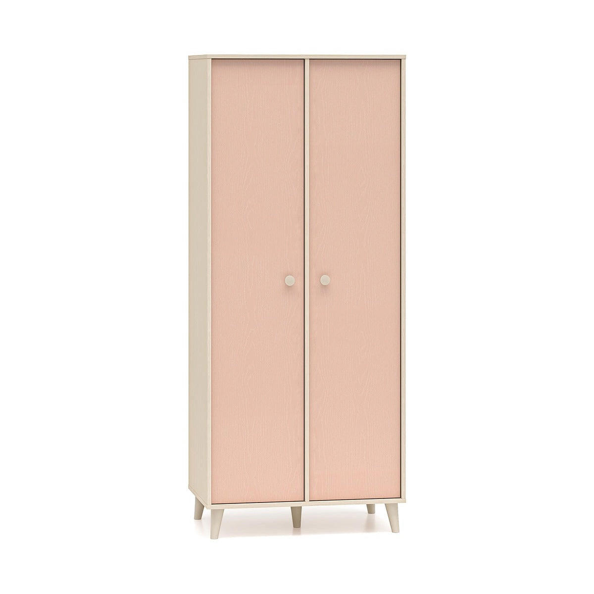 hi-markt Kleiderschrank Rosa 80x190x51 cm