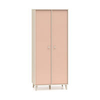 KLEIDERSCHRANK – 80 cm – Mevel – Rosa - Rosa, Holzwerkstoff (80/190/51cm) - hi-markt