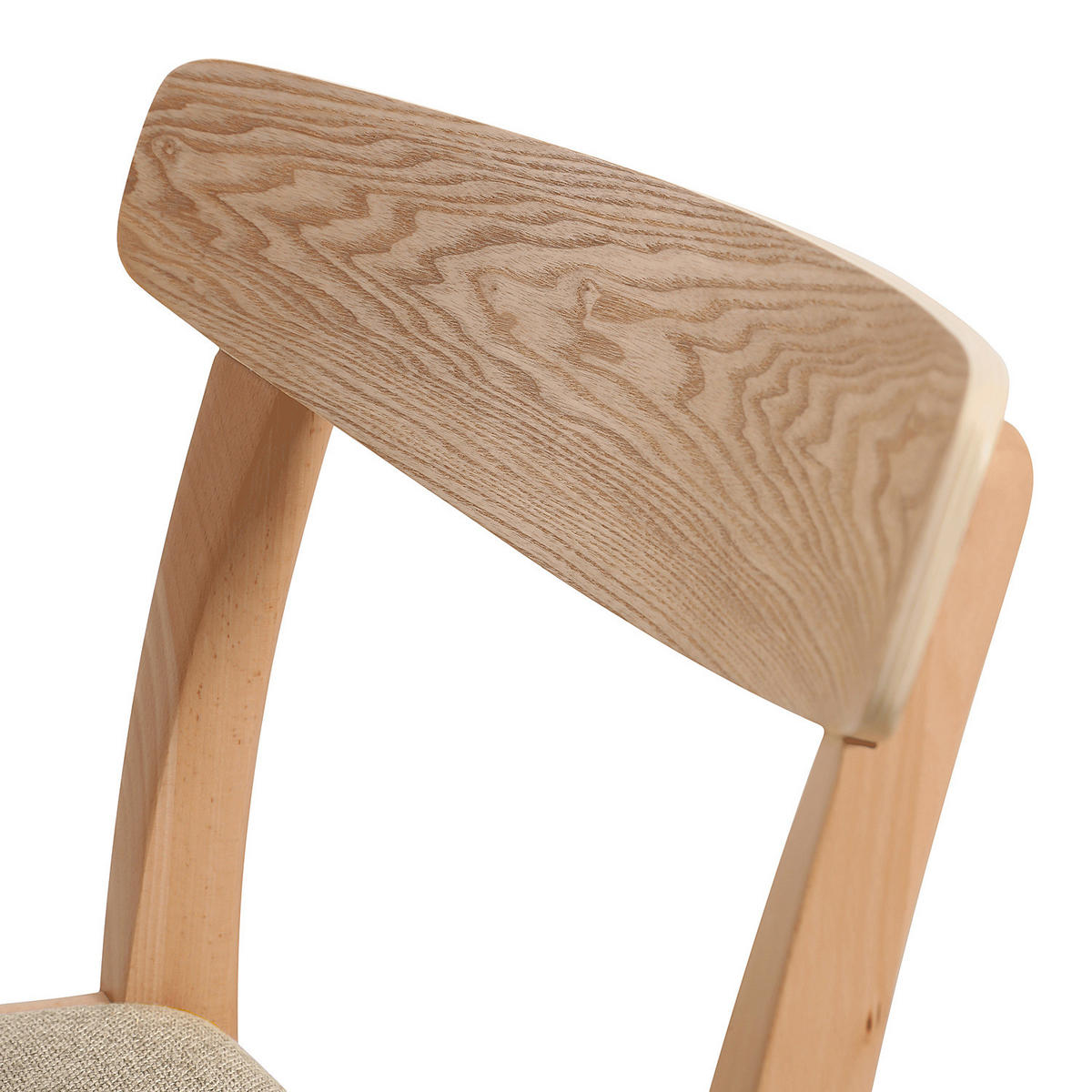 ESSZIMMERSTUHL- 2er Set - Beige/Buchefarben, Holz/Buchenholz (50/77/50cm) - home24