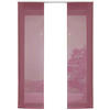 VORHANG 2ER SET HxB 245x60 cm Bordeaux - Bordeaux, Textil (60/245cm) - Gardinenbox