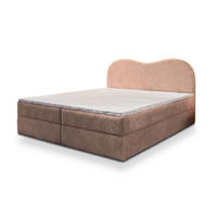 BOXBETT FLUVIA N 140x200 cm mit Matratze und Topper - Rosa - Rosa, Holz (140/200cm) - MASSENO