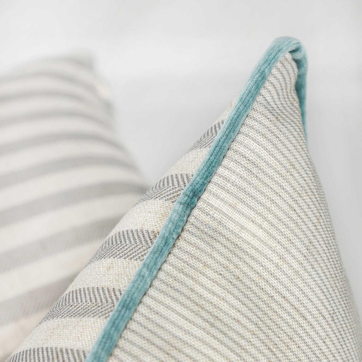KISSENHÜLLE SW-Habit 38/58 cm  - Creme/Grau, Basics, Textil (38/58cm) - Esprit