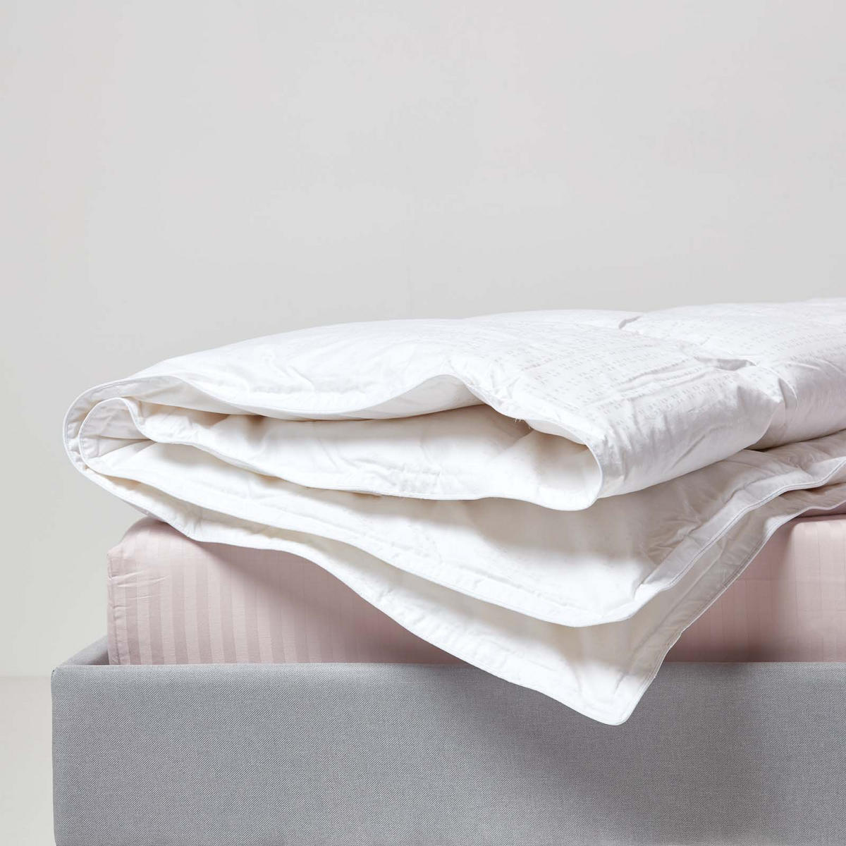 DAUNENDECKE Sommer 155/220 cm, Gänsedaunen & Federn - Weiß, Textil (155/220cm) - Homescapes