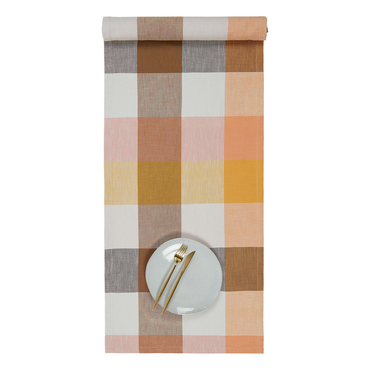 TISCHLÄUFER Woodstock - Multicolor, Textil (50/160cm) - BUTLERS