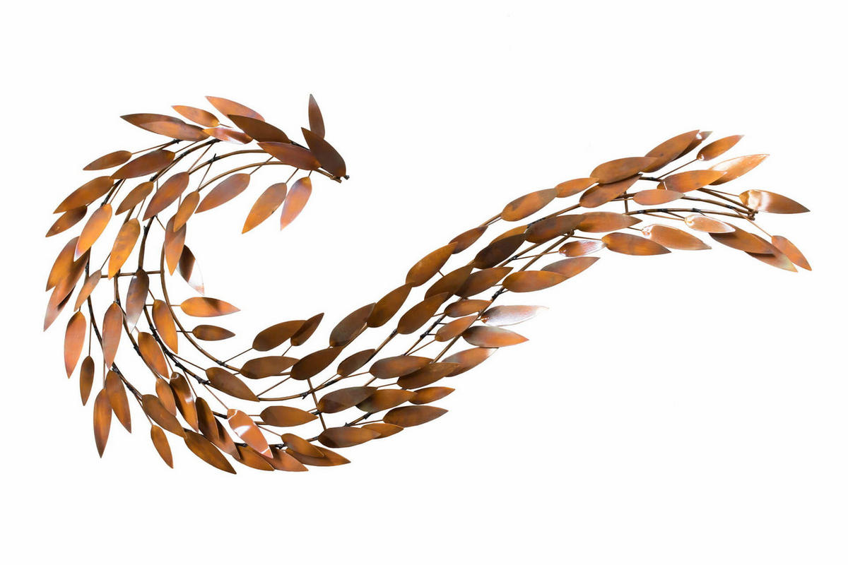 WANDDEKO Kupfer 130/63 cm - Kupferfarben, Metall (5.05/63/8cm) - KUNSTLOFT