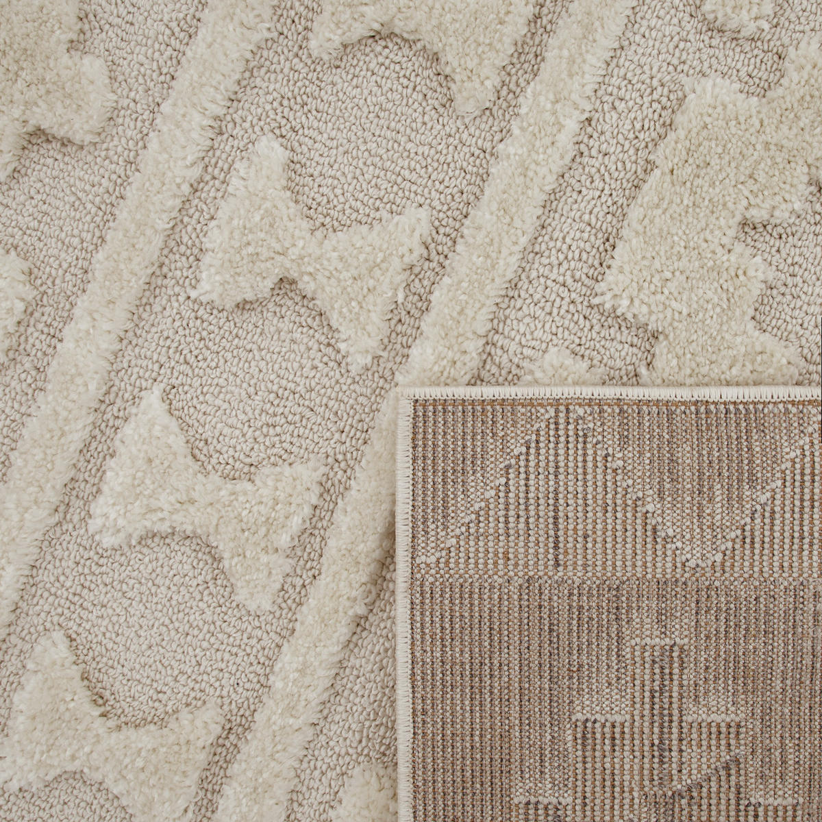 HOCHFLORTEPPICH 200/280 cm Genua 744 - Creme, Textil (200/280cm) - Paco Home