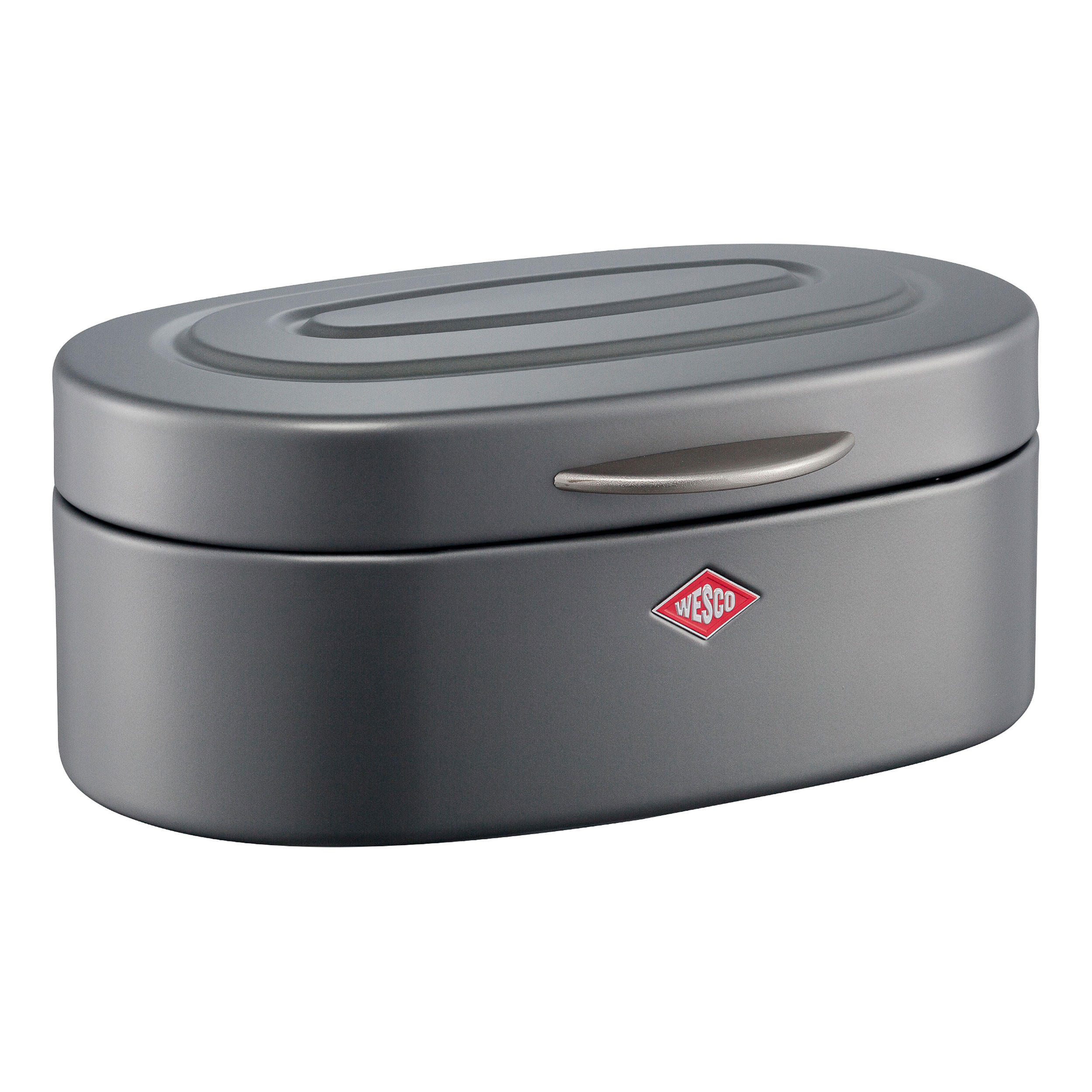 BROTKASTEN Single Elly Graphit matt - Schwarz, Metall (19.4/14/32.2cm) - Wesco