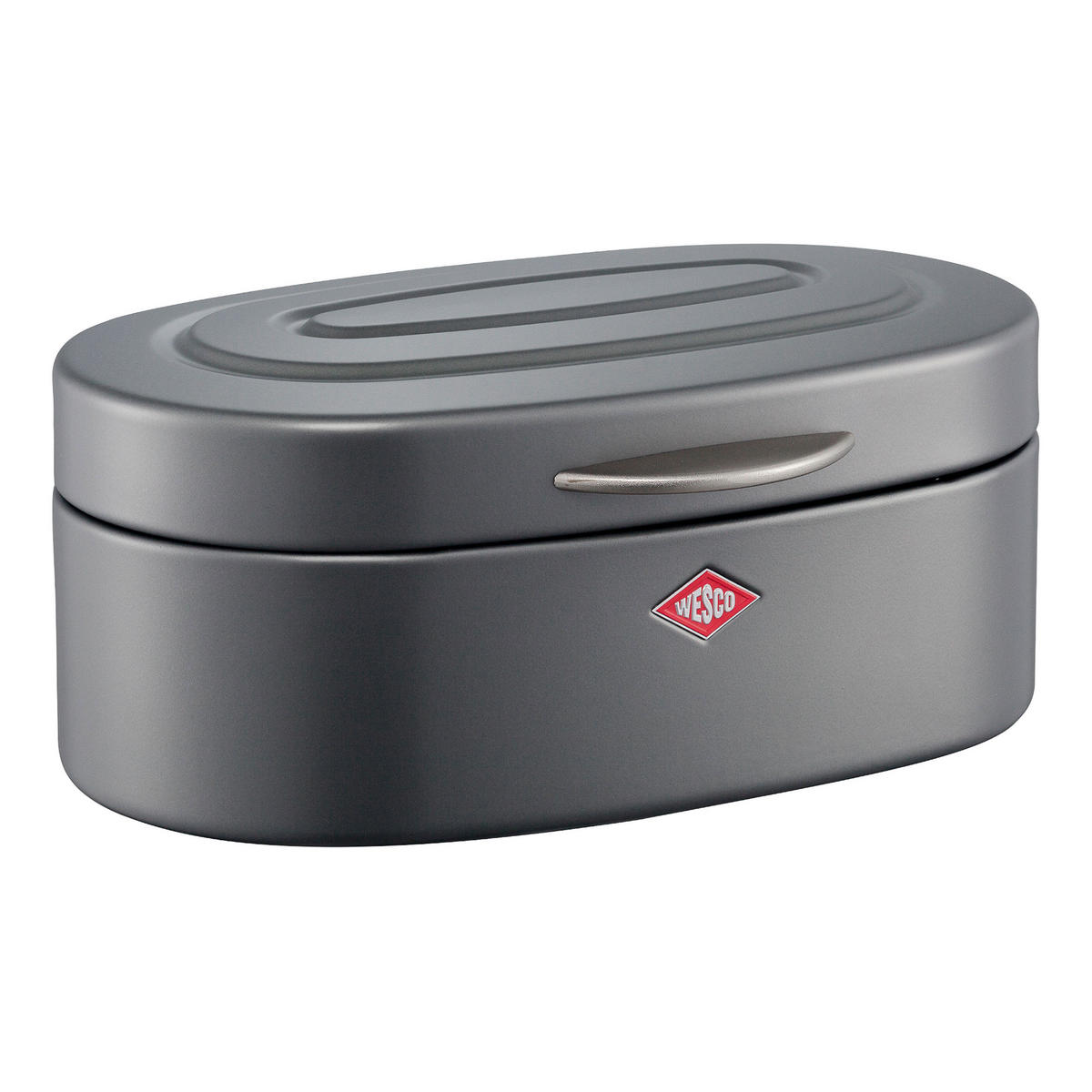 BROTKASTEN Single Elly Graphit matt - Schwarz, Metall (19.4/14/32.2cm) - Wesco