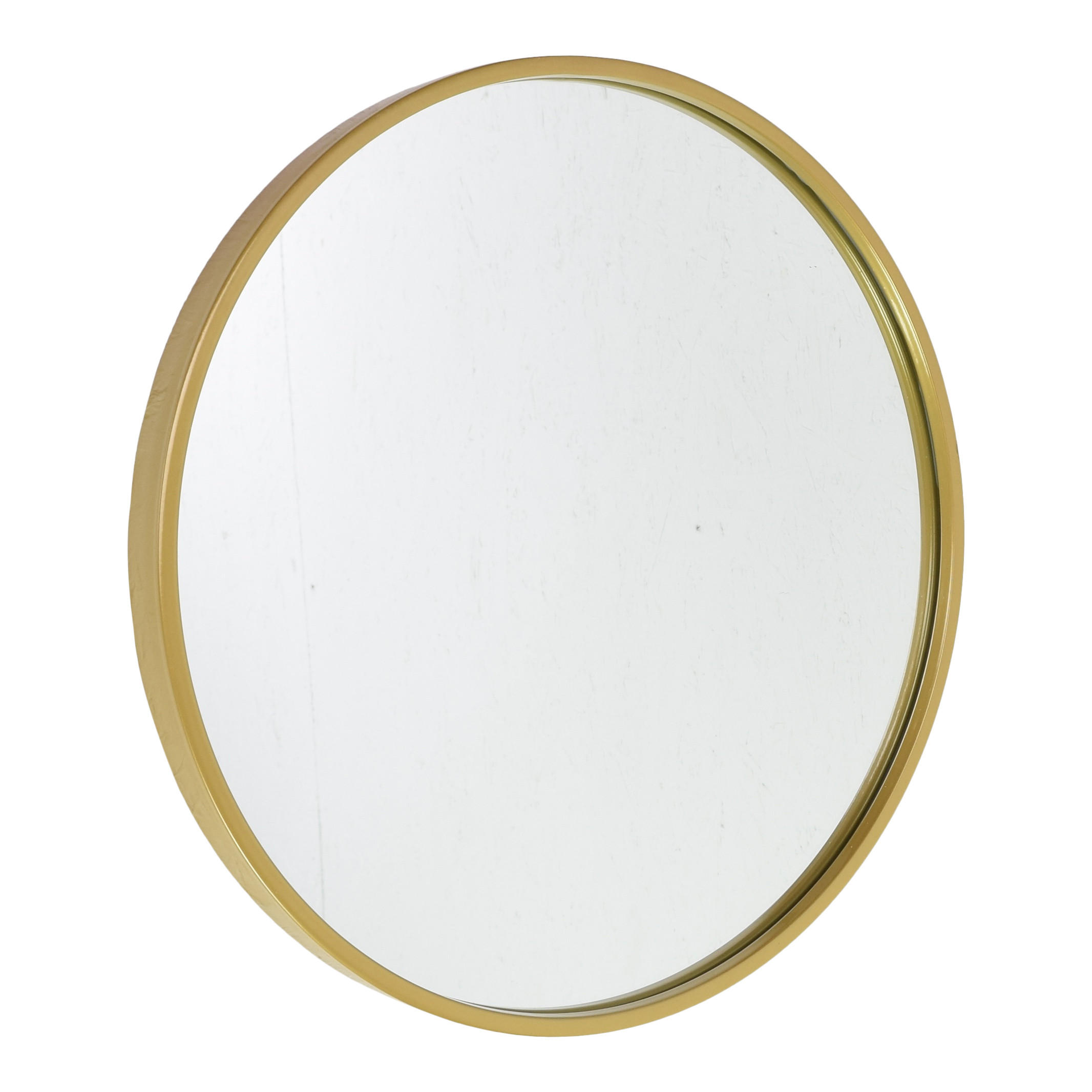 WANDSPIEGEL Boston Gold - Goldfarben, Metall (45/45/4cm) - Fragix