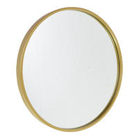 WANDSPIEGEL Boston Gold - Goldfarben, Metall (45/45/4cm) - Fragix
