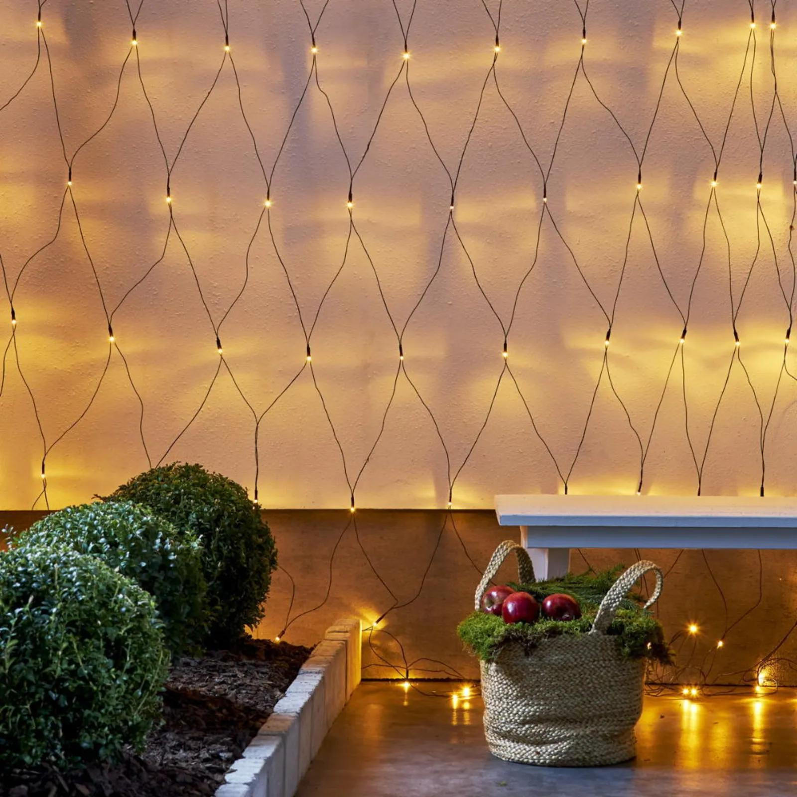 LICHTERKETTE Golden - Schwarz, Kunststoff (300cm) - click-licht