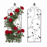 METALNA ogr. - crna, metal (38/110/1cm) - Relaxdays