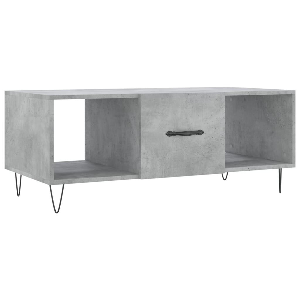 COUCHTISCH Betongrau 102x50x40 cm Holzwerkstoff - Grau, Holzwerkstoff (102/50/40cm) - furnicato