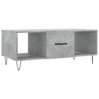 COUCHTISCH Betongrau 102x50x40 cm Holzwerkstoff - Grau, Holzwerkstoff (102/50/40cm) - furnicato