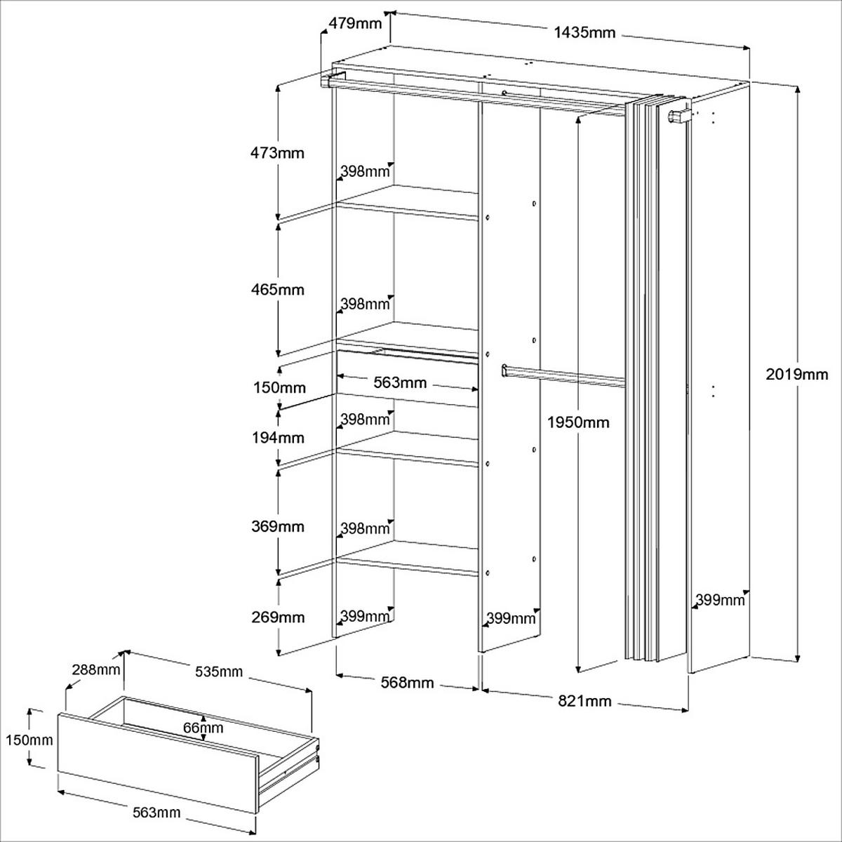 JUGENDZIMMER Hochbett Charly 23 in Akazie und Weiß von Parisot Komplett Set - Braun, Holzwerkstoff (80/200/120cm)