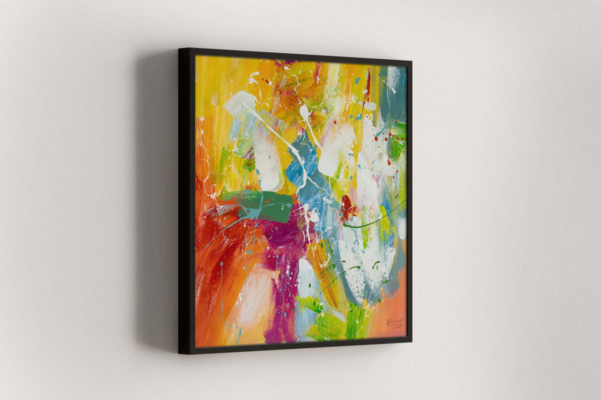 LEINWANDBILD 80/80 cm - Multicolor, Textil (80/80cm) - KUNSTLOFT