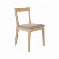 STUHL Moden mit Buchenholzbeinen, Polsterstuhl, Beige - Beige/Buchefarben, Holz (45/84/45cm) - Beautysofa