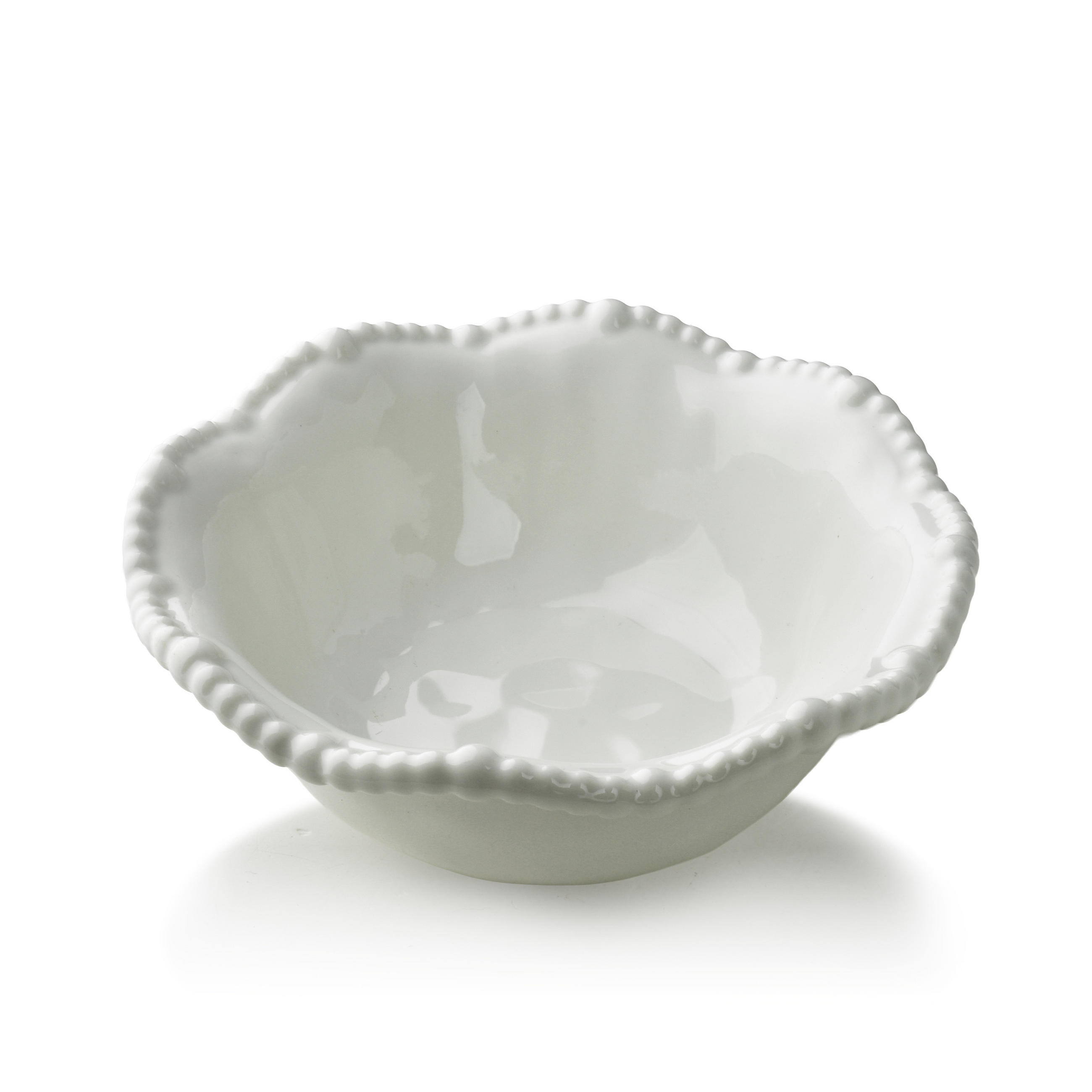 SCHALE Basic weiß 15/15/6 cm Porzellan - Weiß, Keramik (15/6/15cm) - Mondex