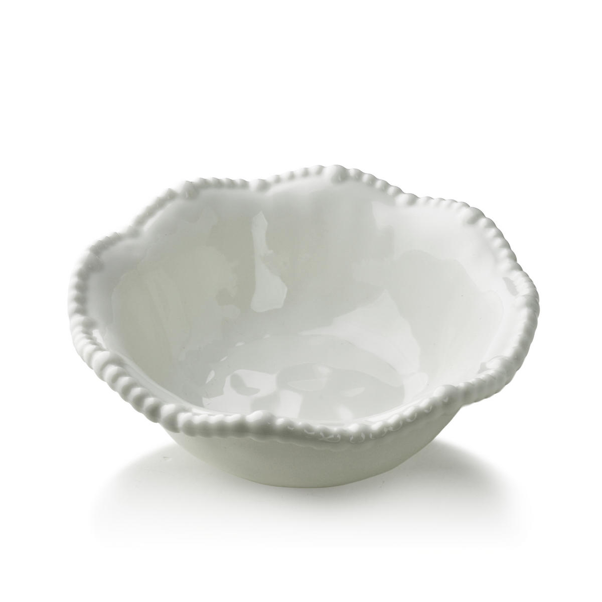 SCHALE Basic weiß 15/15/6 cm Porzellan - Weiß, Keramik (15/6/15cm) - Mondex