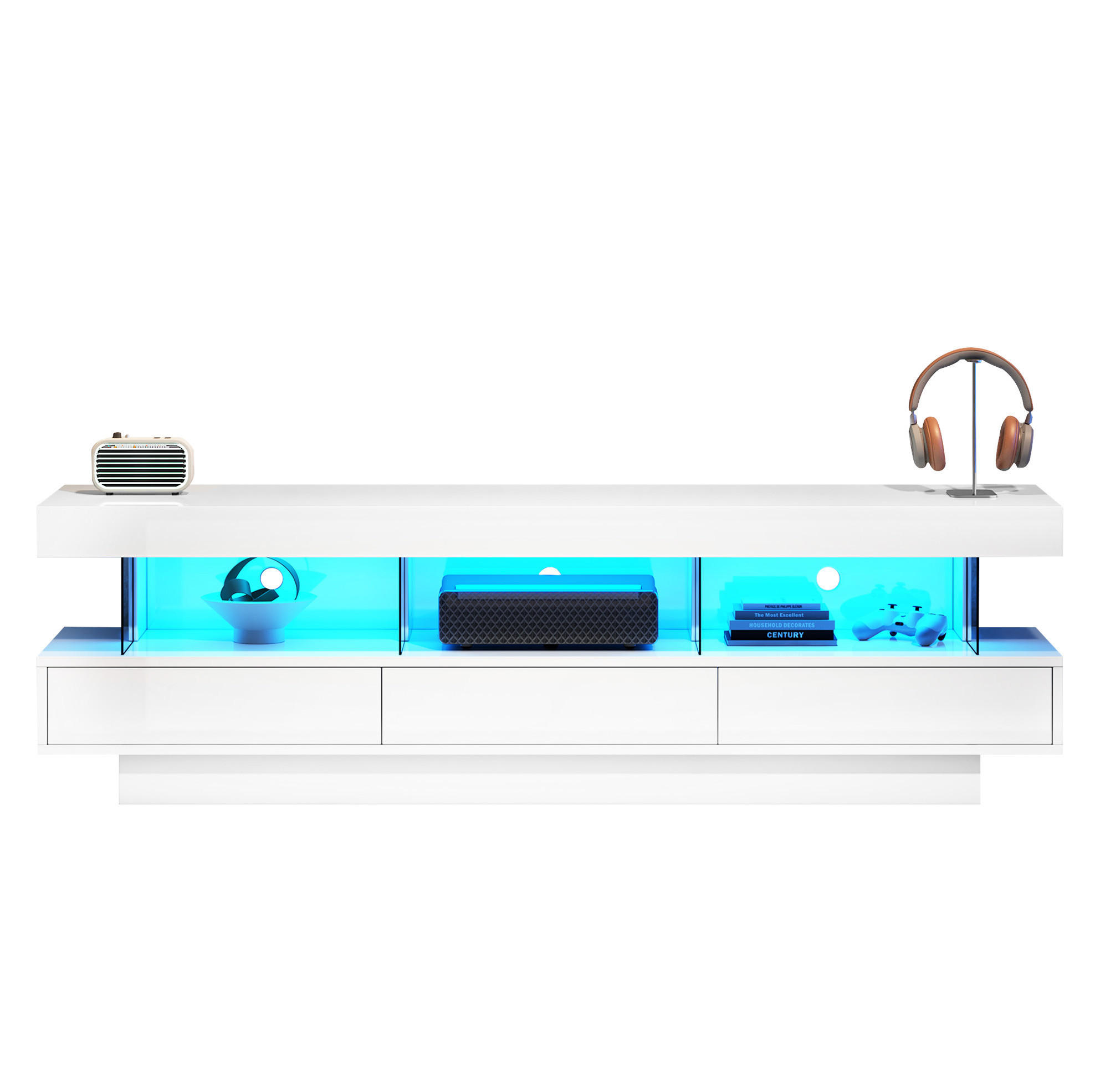 Ivmeu Tv-Lowboard Weiß 160x50.5x38 cm