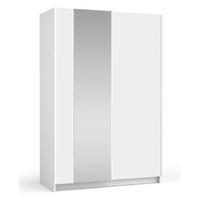SCHWEBETÜRENSCHRANK Sofia weiß 120 / 54 / 182cm - Weiß, Holz/Holzwerkstoff (120/182/54cm) - Feldmann-Wohnen
