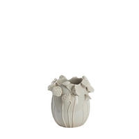 VASE Lavci Grau Ø26,5/26,5 cm - Grau, Keramik (26.5cm) - Light & Living