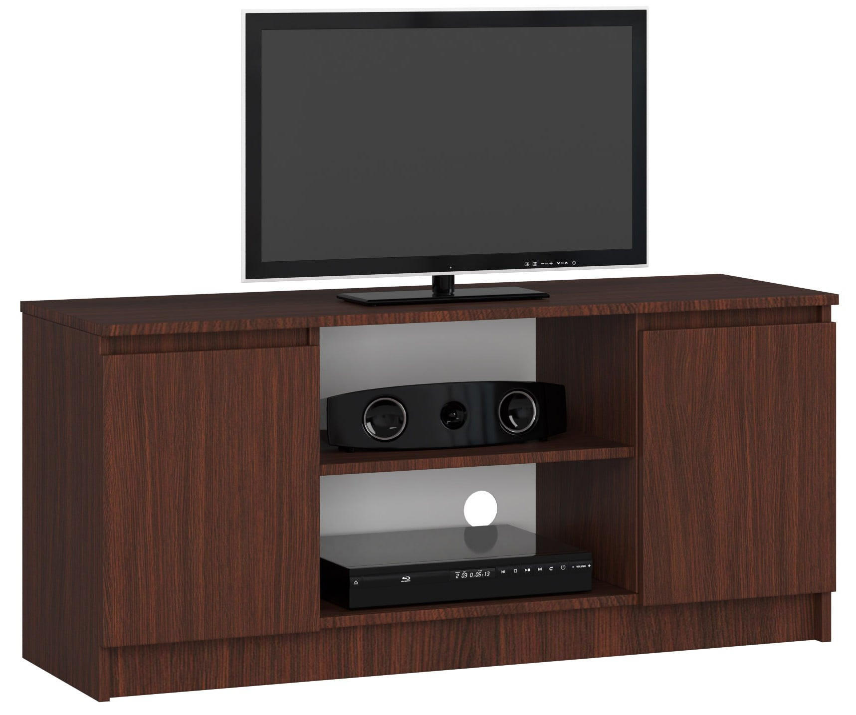 RAUMHIRSCH FURNITURE NÍZKÁ SKŘÍŇKA Tmavě hnědá 55/120/40
