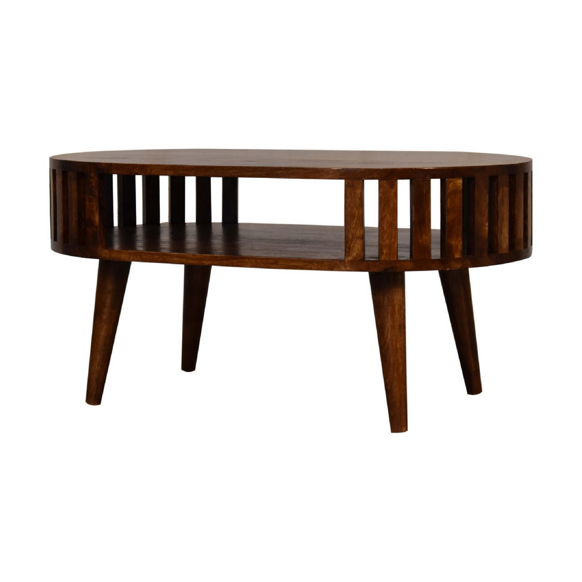 ARIELLA KLUBSKA MIZICA v kostanjevem zaključku - hnedá, drevo (80/50/40cm) - Artisan Furniture