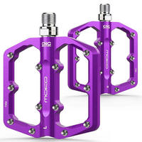 FAHRRADPEDALE MTB CNC-Aluminium Violett - Violett, Metall (98/1/125cm)