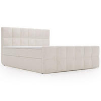 BOXBETT Alicante 160x200 Beige - Beige, Holz/Textil (160/200cm) - Graingold