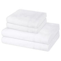 FROTTIERSET Rubin 4-teilig - Weiß, Textil (50/100cm) - Ross