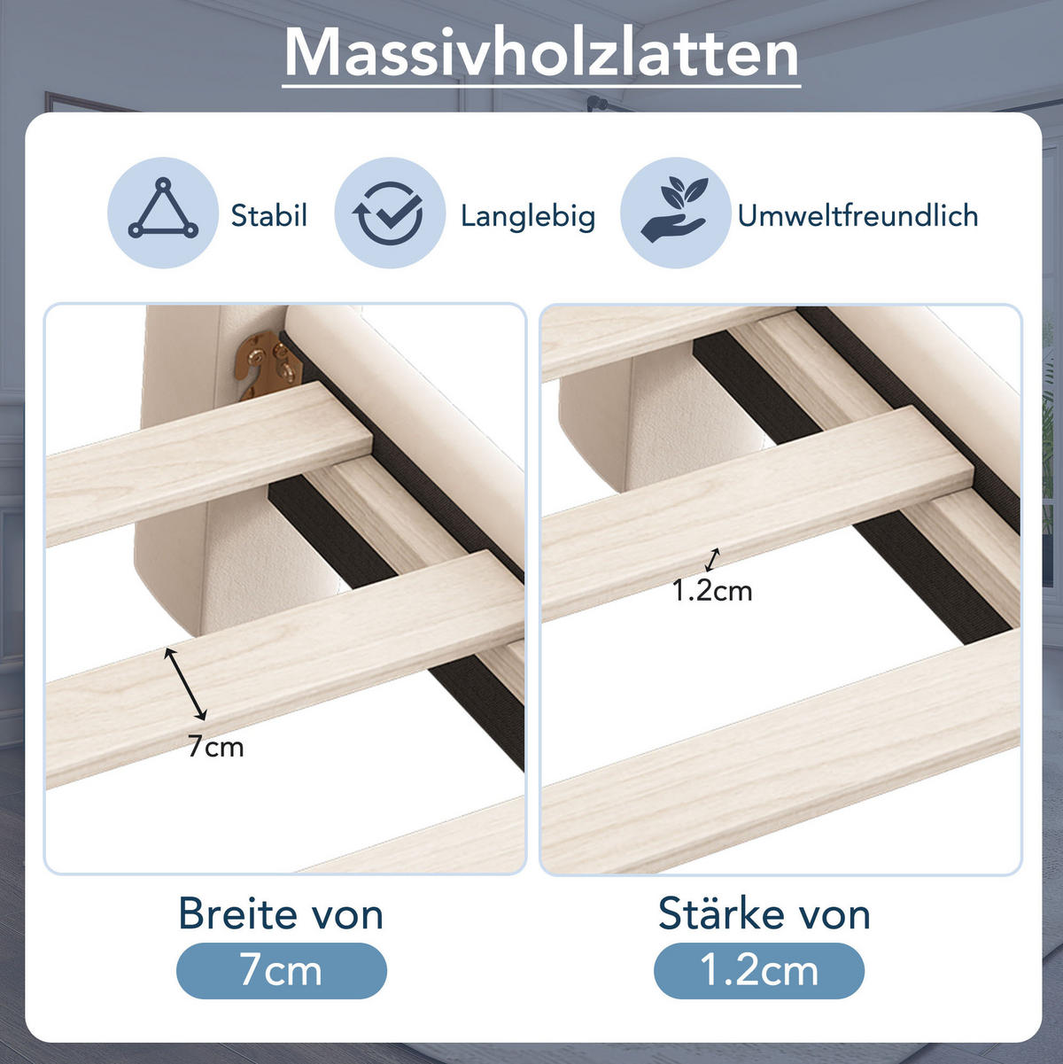 POLSTERBETT mit Lattenrost 180x200 cm Samt Beige - Beige, Metall (180/200cm) - Meubliv