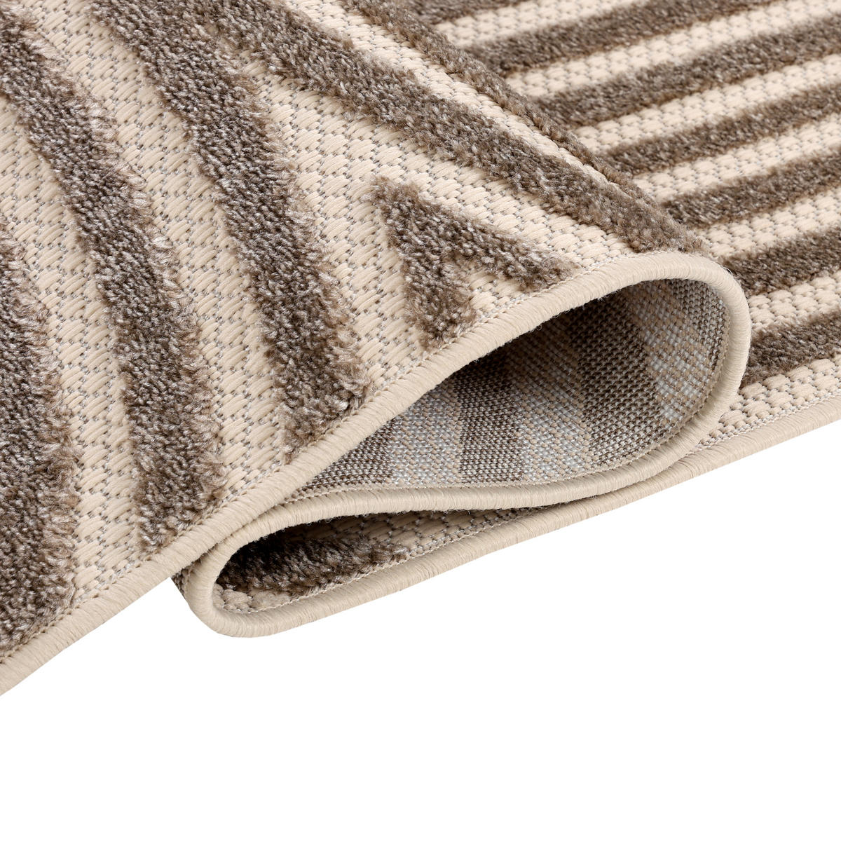TEPPICH PATIO CREME 90/150 cm - Creme, Textil (90/150cm) - Tapiso