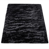 HOCHFLORTEPPICH 200/290 cm Silky 591 - Schwarz, Textil (200/290cm) - Paco Home