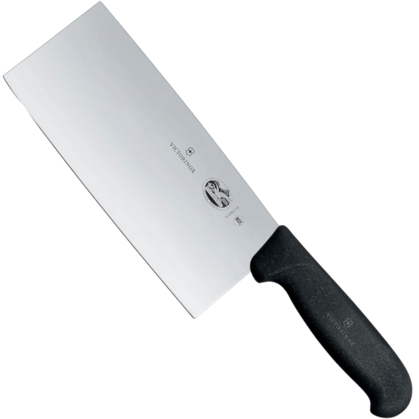 CHINESISCHES Kochmesser FIBROX, Länge 180/308 mm - Schwarz/Weiß, Kunststoff/Metall (25cm) - Victorinox