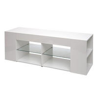 TV-RACK Weiß - Weiß, Holz (144/50/40cm) - MCW