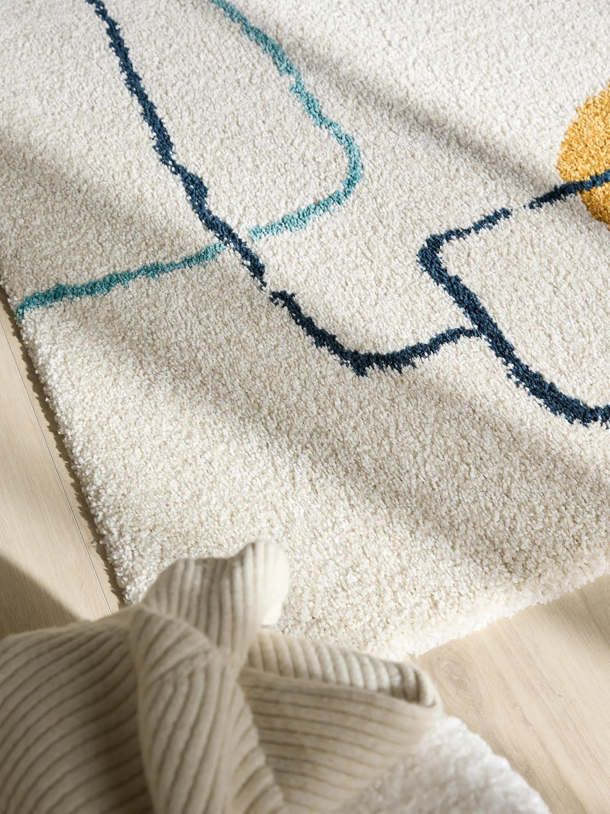 HOCHFLORTEPPICH Louise Multicolor 160x230 cm - Multicolor, Textil (160/230cm) - benuta Pop