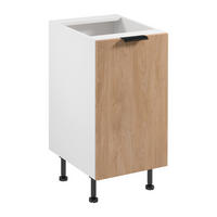 UNTERSCHRANK D45 P/L – Sorento Weiß Sonoma Eiche – Weiß / Sonoma Eiche - Weiß/Sonoma Eiche, Holzwerkstoff (45/87/52cm) - ROYAL24_MARKT