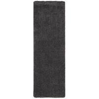 LUXUS HOCHFLOR LANGFLOR LÄUFER TEPPICH MILANO - Anthrazit, Textil (80/160cm) - Snapstyle